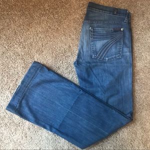 7 flare jeans.